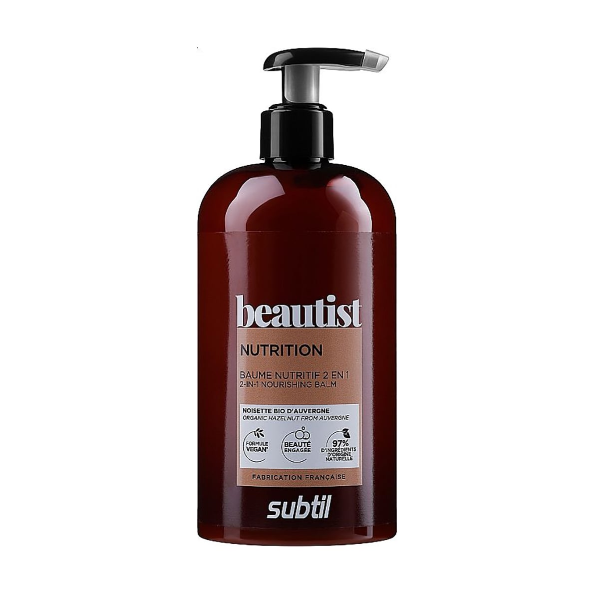 Живильний бальзам для волосся Subtil Beautist 2in1 Nourishing Balm, 500 мл